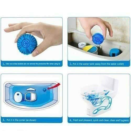 Toilet Cleaning Tablet-Toilet Deodorizer Bathroom Cleaner Tablet Pack of 30 (30pc)