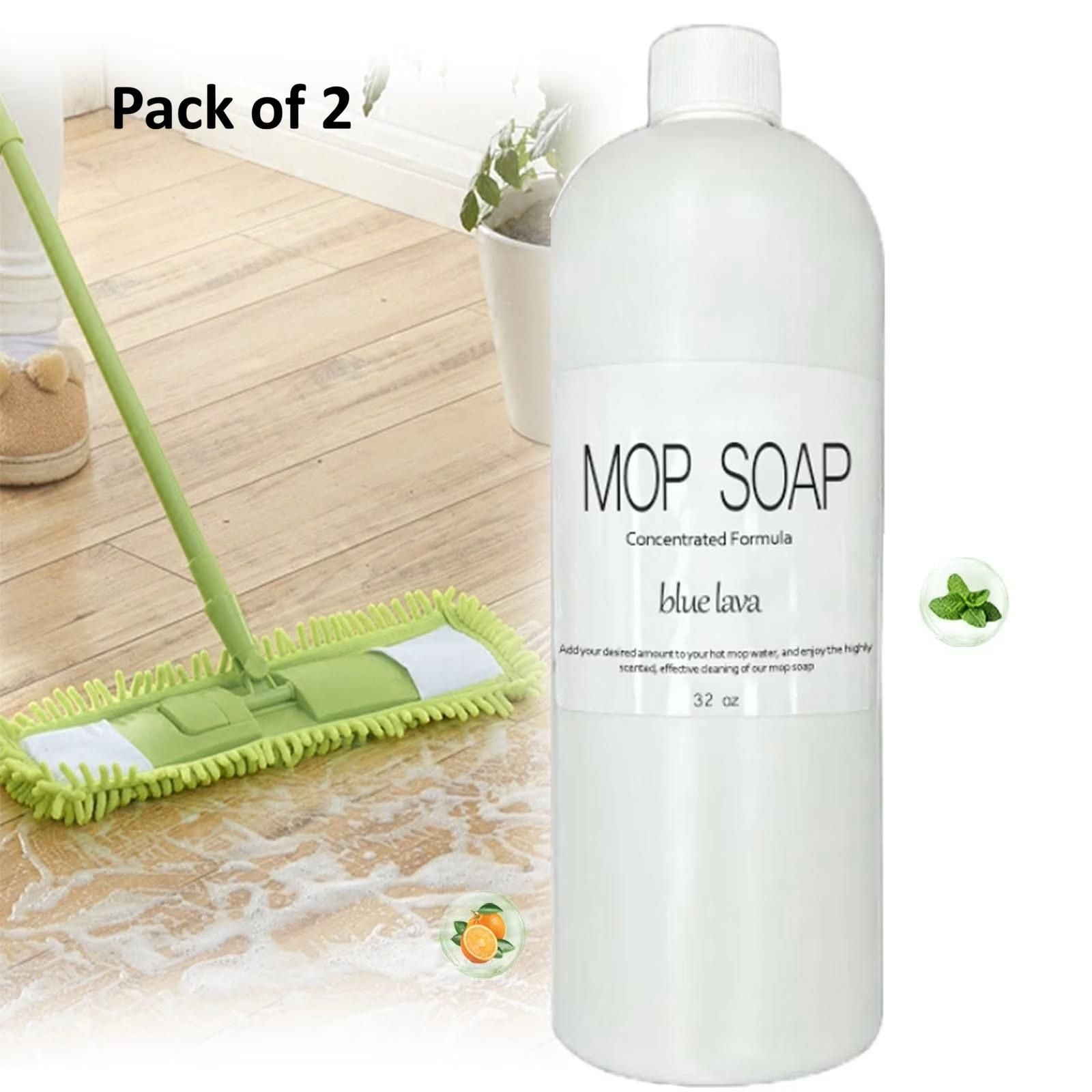 Mop Soap for Floor Cleaning 900 ml (Pack of 2)