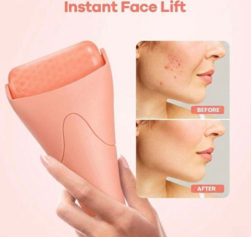 Manual Facial Cleansing Brush Ice Face Roller (Pack of 2)