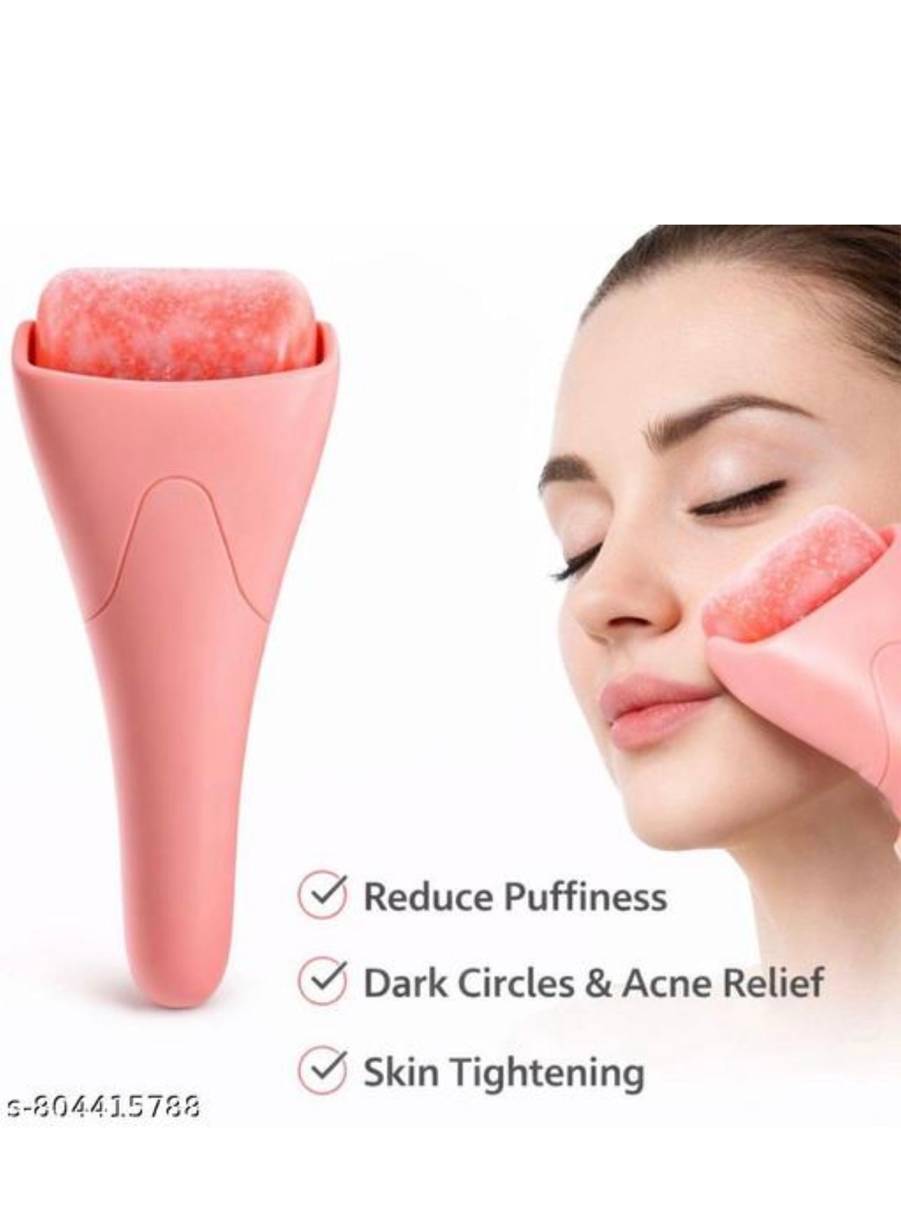 Manual Facial Cleansing Brush Ice Face Roller (Pack of 2)